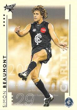 2003 Select XL AFL #209 Simon Beaumont Front